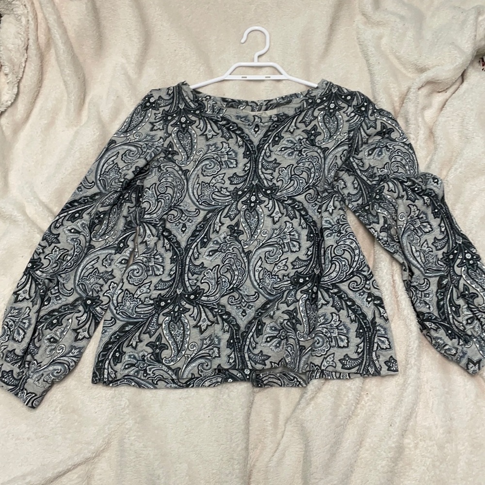 Printed thin sweater